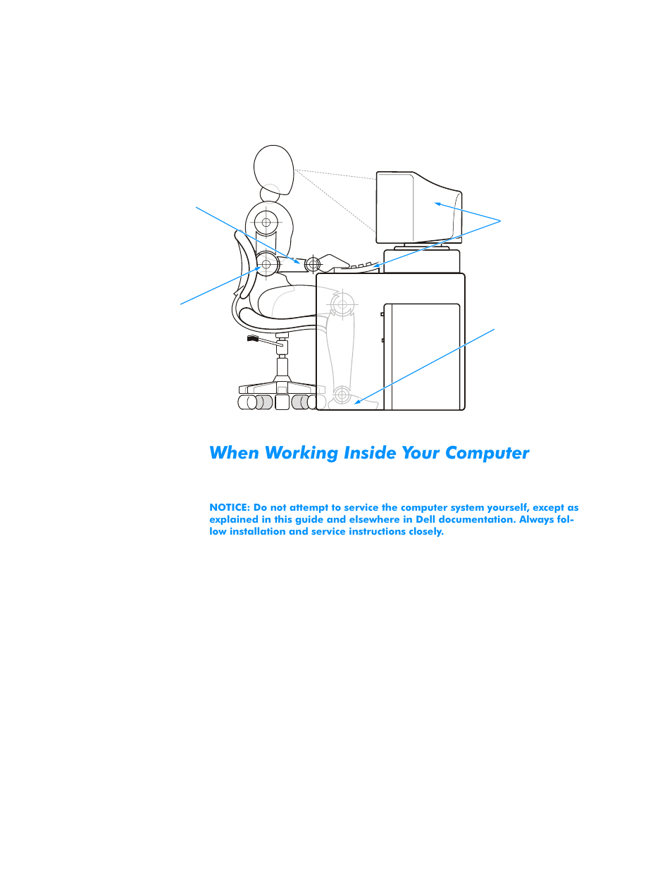 When working inside your computer | Dell Dimension L___cx User Manual | Page 5 / 162