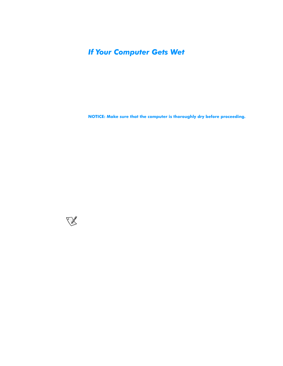 If your computer gets wet, Gets wet -9 | Dell Dimension L___cx User Manual | Page 87 / 162