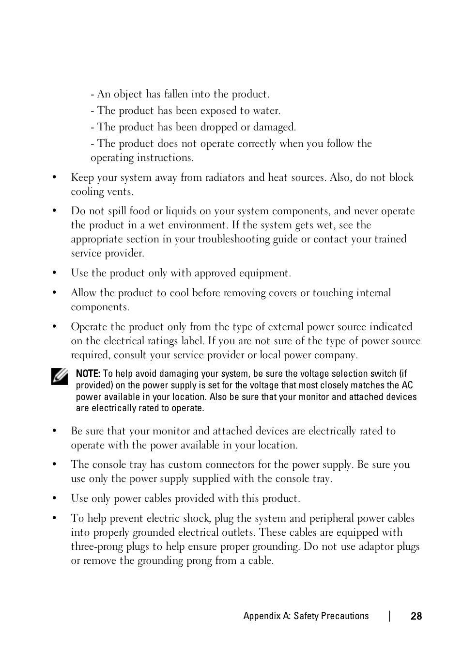 Dell 1U Rackmount LED Console User Manual | Page 32 / 36