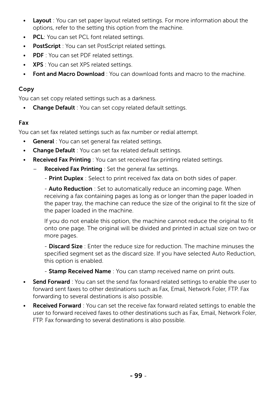 Dell B2375dnf Mono Multifunction Printer User Manual | Page 100 / 359