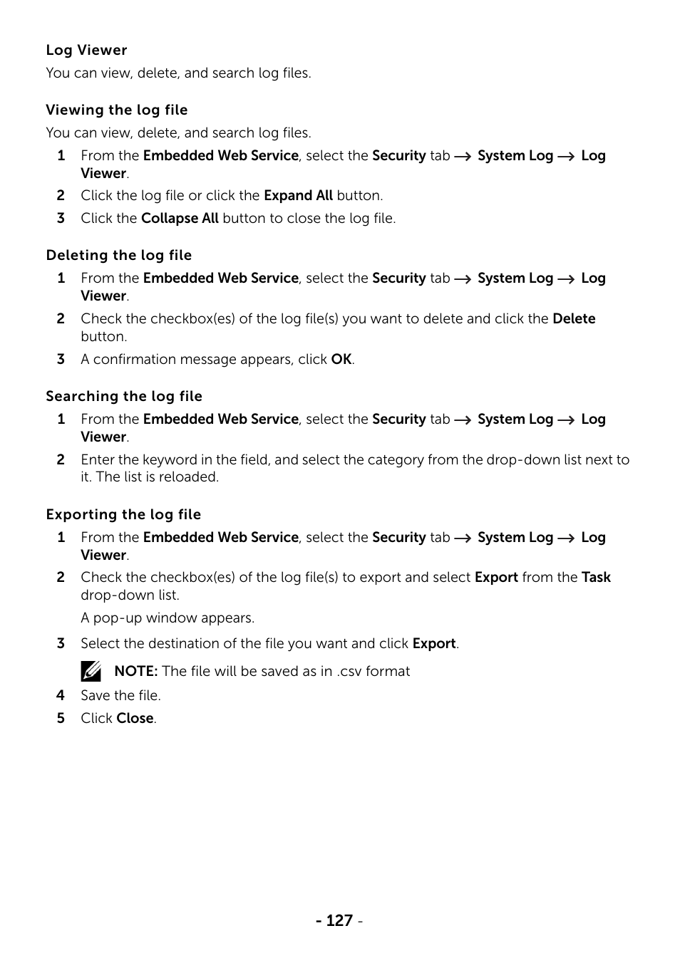 Dell B2375dnf Mono Multifunction Printer User Manual | Page 128 / 359