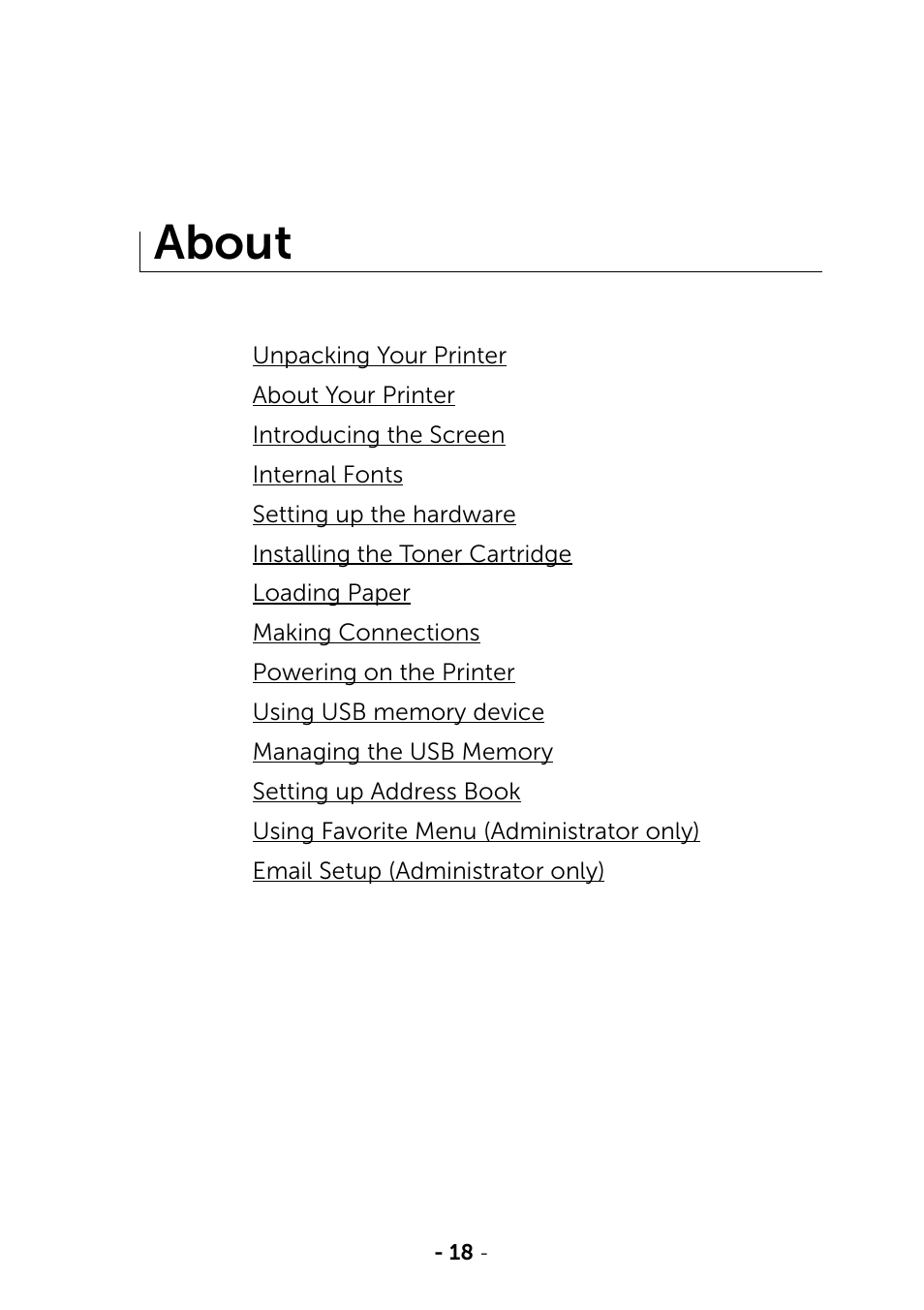 About | Dell B2375dnf Mono Multifunction Printer User Manual | Page 19 / 359