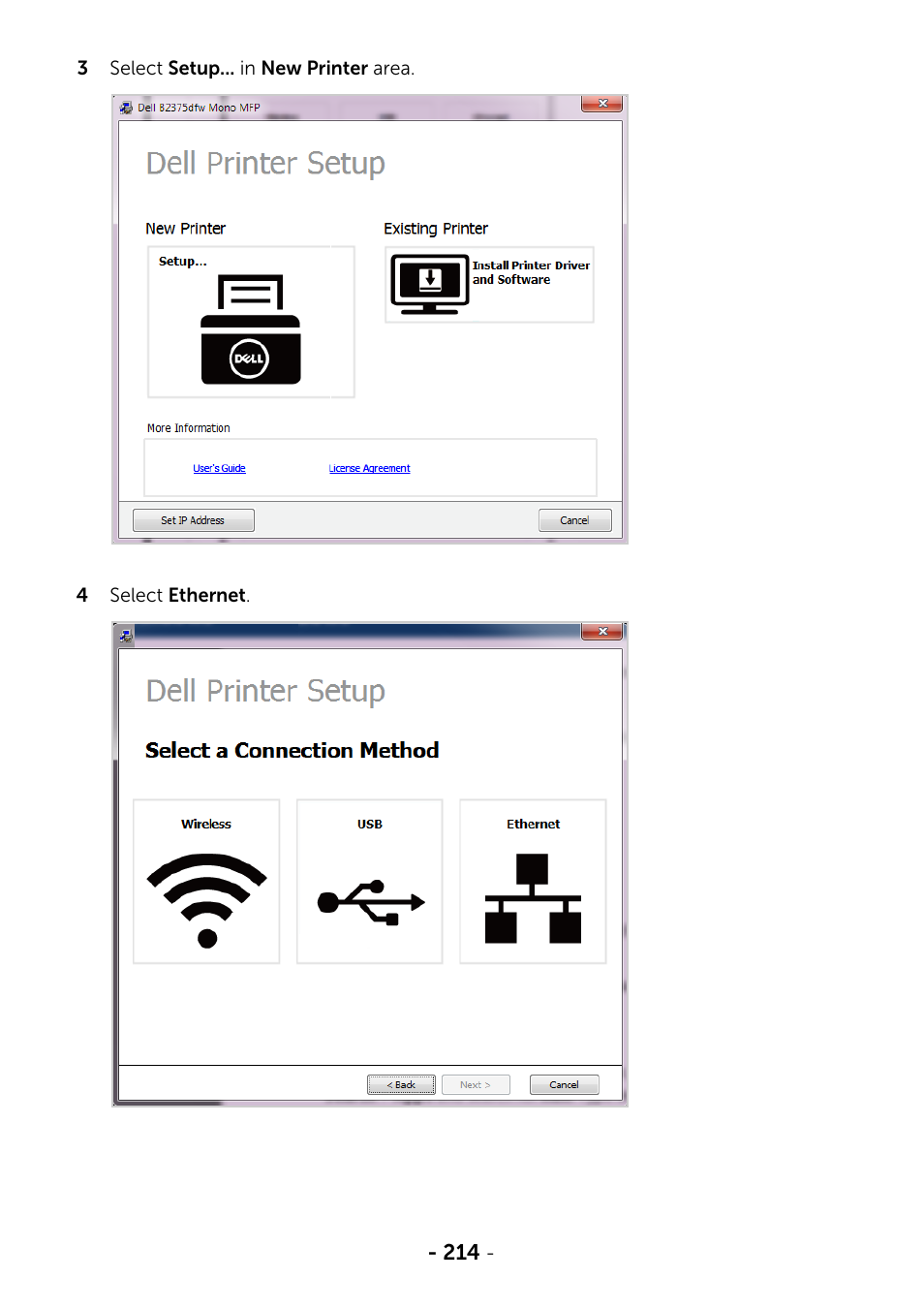 Dell B2375dnf Mono Multifunction Printer User Manual | Page 215 / 359