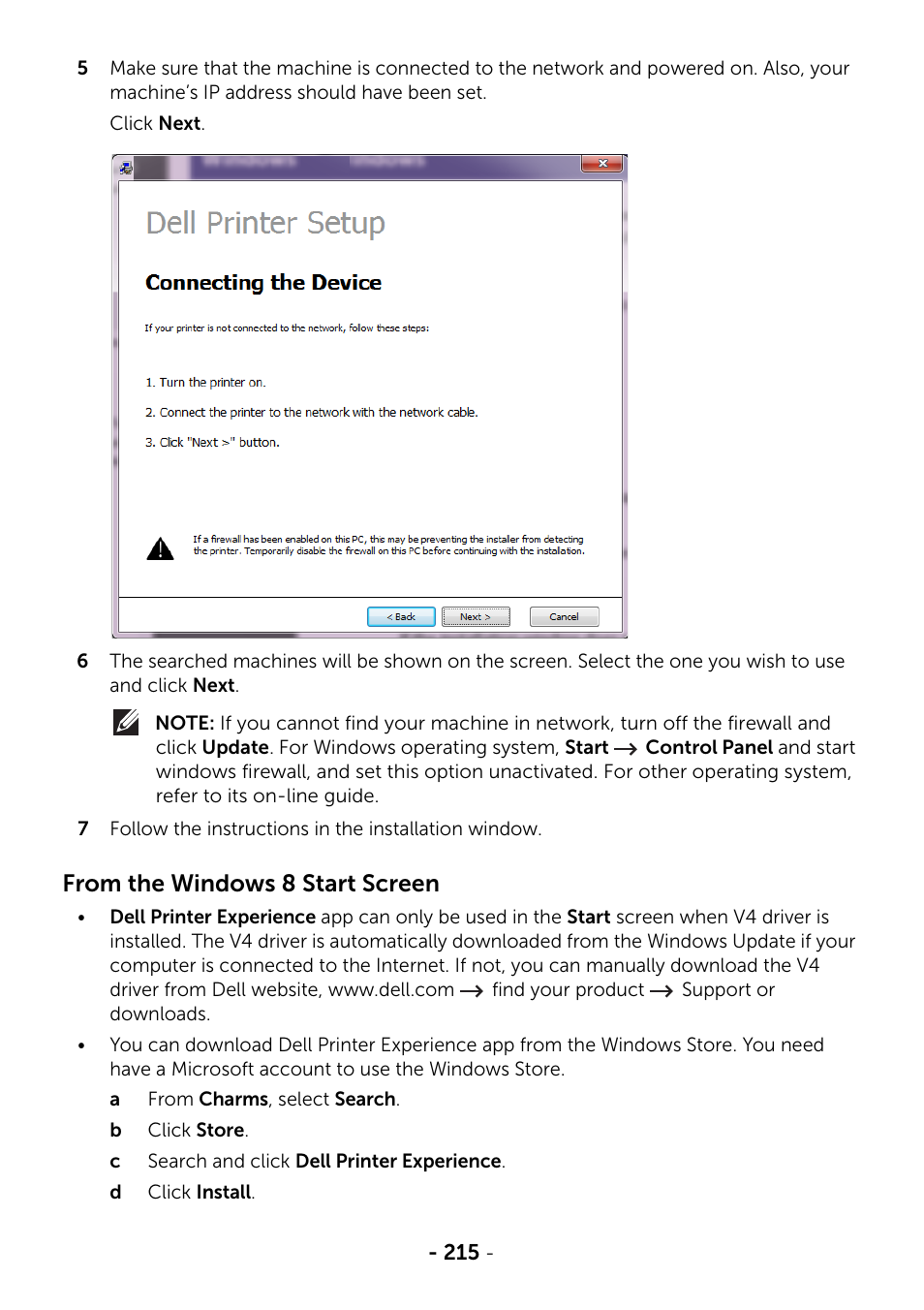 Dell B2375dnf Mono Multifunction Printer User Manual | Page 216 / 359