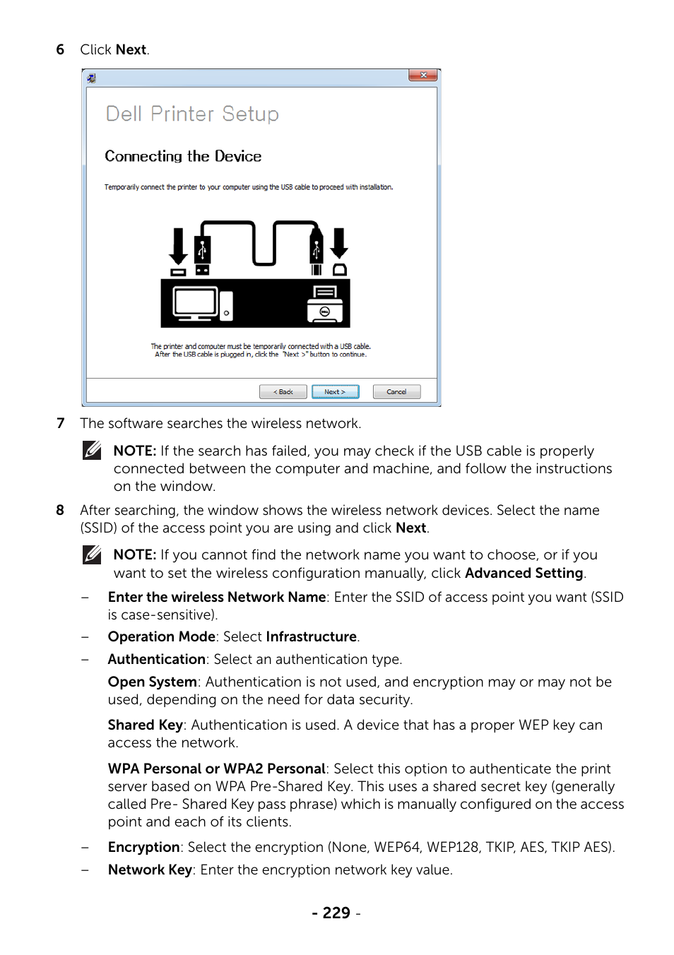Dell B2375dnf Mono Multifunction Printer User Manual | Page 230 / 359