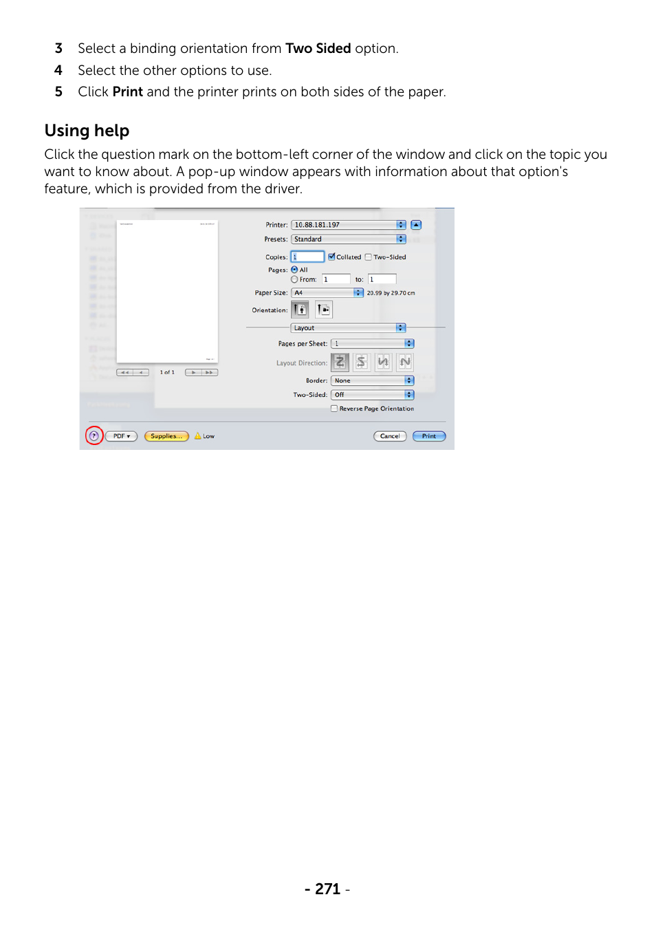 Dell B2375dnf Mono Multifunction Printer User Manual | Page 272 / 359