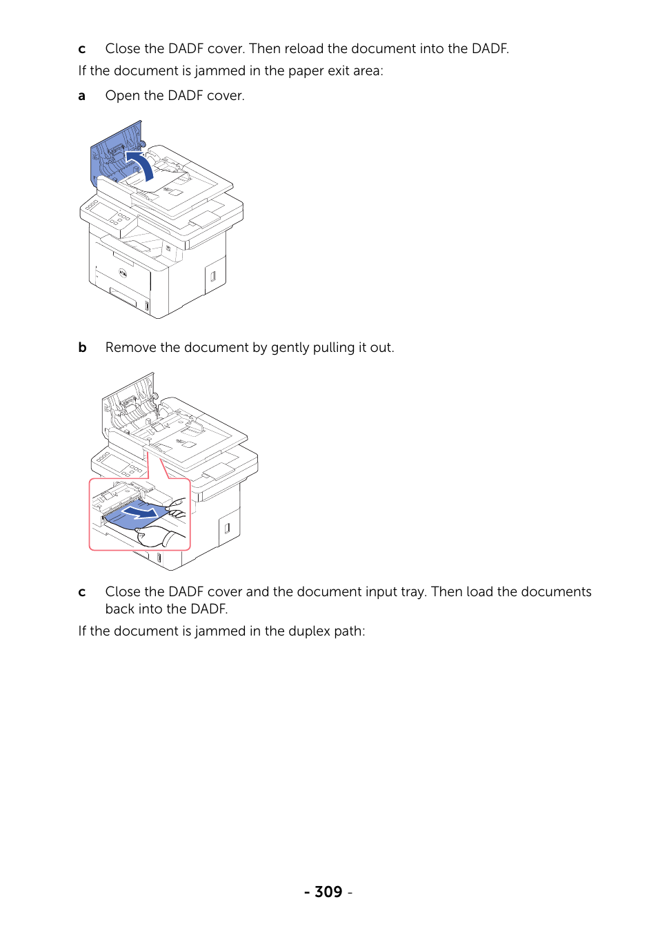 Dell B2375dnf Mono Multifunction Printer User Manual | Page 310 / 359
