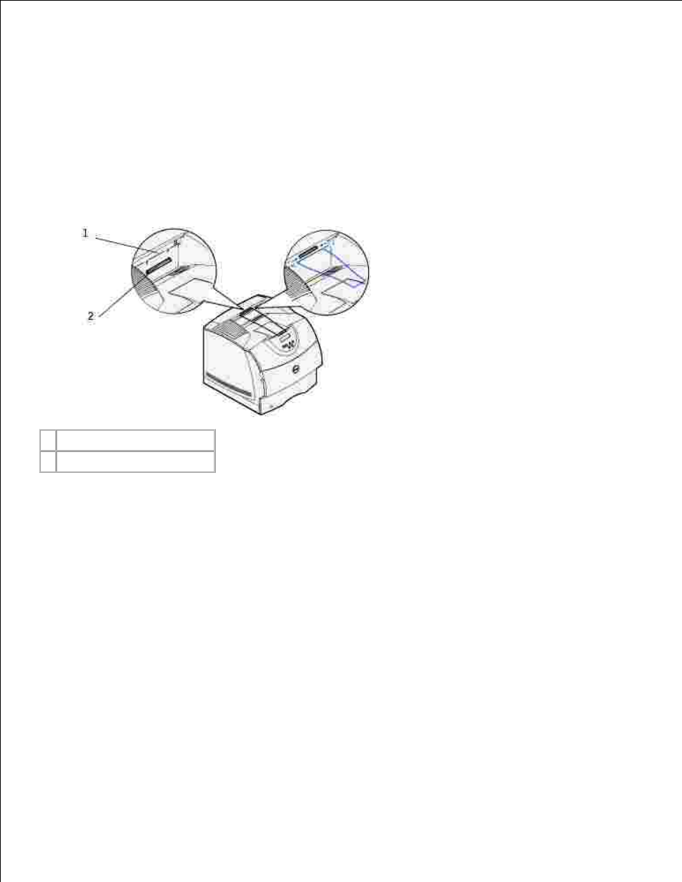 Attaching the wire bail | Dell M5200 Medium Workgroup Mono Laser Printer User Manual | Page 29 / 228