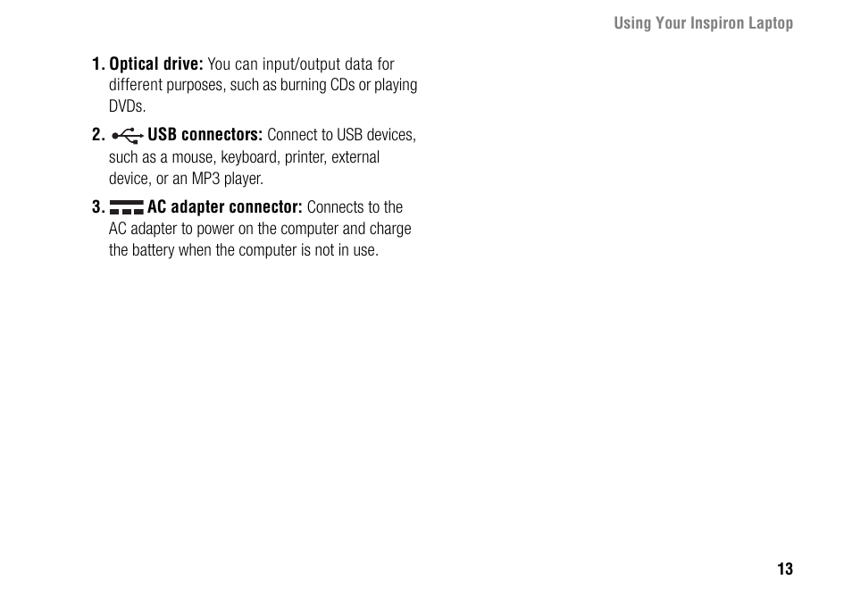 Dell Inspiron 1427 (Early 2009) User Manual | Page 15 / 54