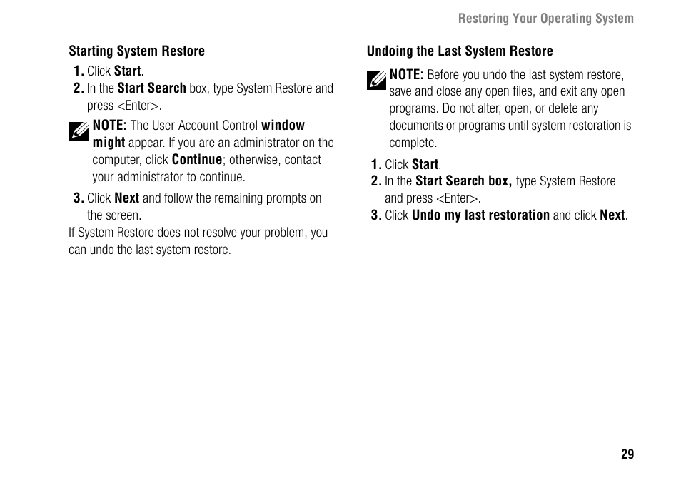 Dell Inspiron 1427 (Early 2009) User Manual | Page 31 / 54