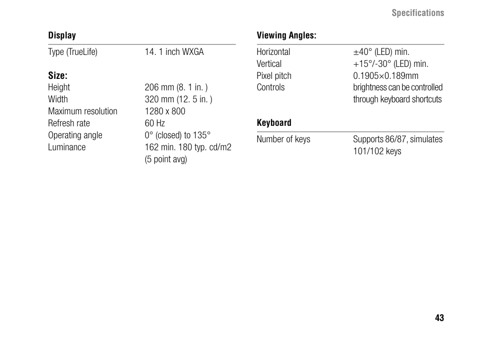 Dell Inspiron 1427 (Early 2009) User Manual | Page 45 / 54