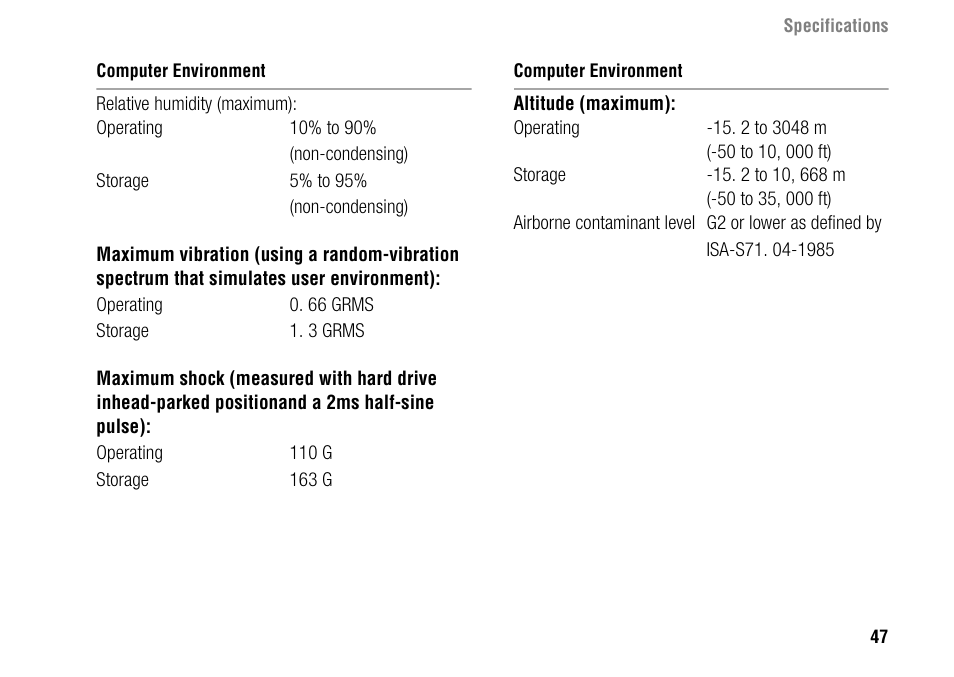 Dell Inspiron 1427 (Early 2009) User Manual | Page 49 / 54