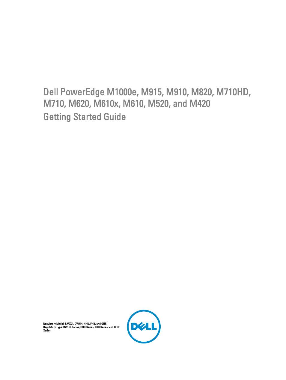 Dell PowerEdge M910 User Manual | 13 pages