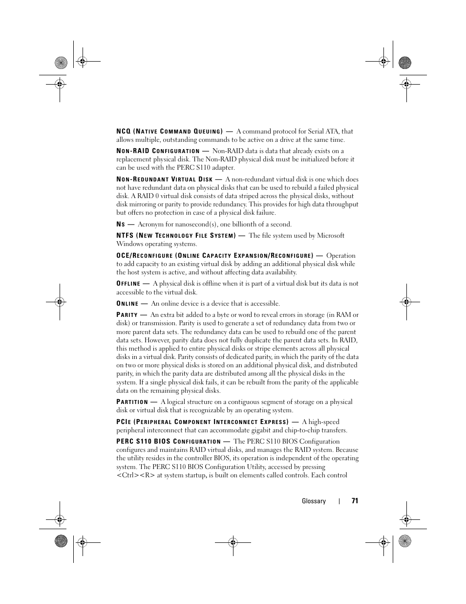 Dell PowerEdge RAID Controller S110 User Manual | Page 73 / 76