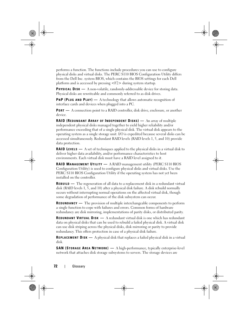 Dell PowerEdge RAID Controller S110 User Manual | Page 74 / 76