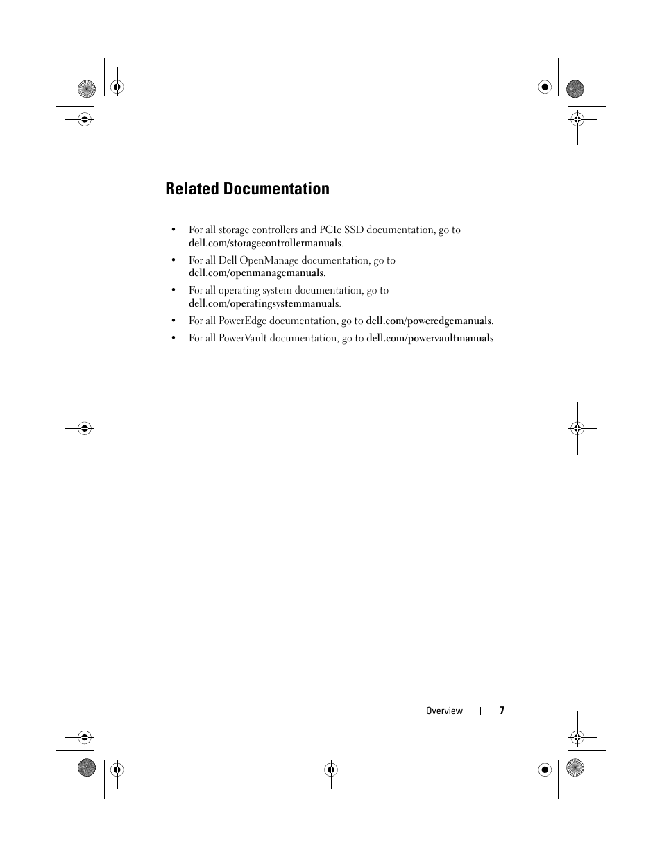 Related documentation | Dell PowerEdge RAID Controller S110 User Manual | Page 9 / 76