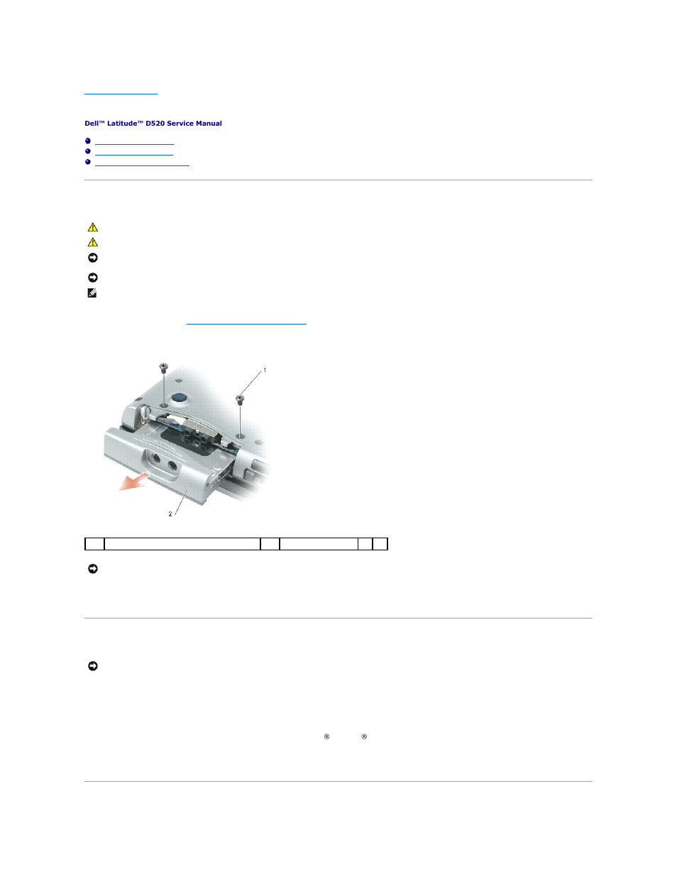 Hard drive, Removing the hard drive, Replacing the hard drive | Dell Latitude D520 User Manual | Page 21 / 42