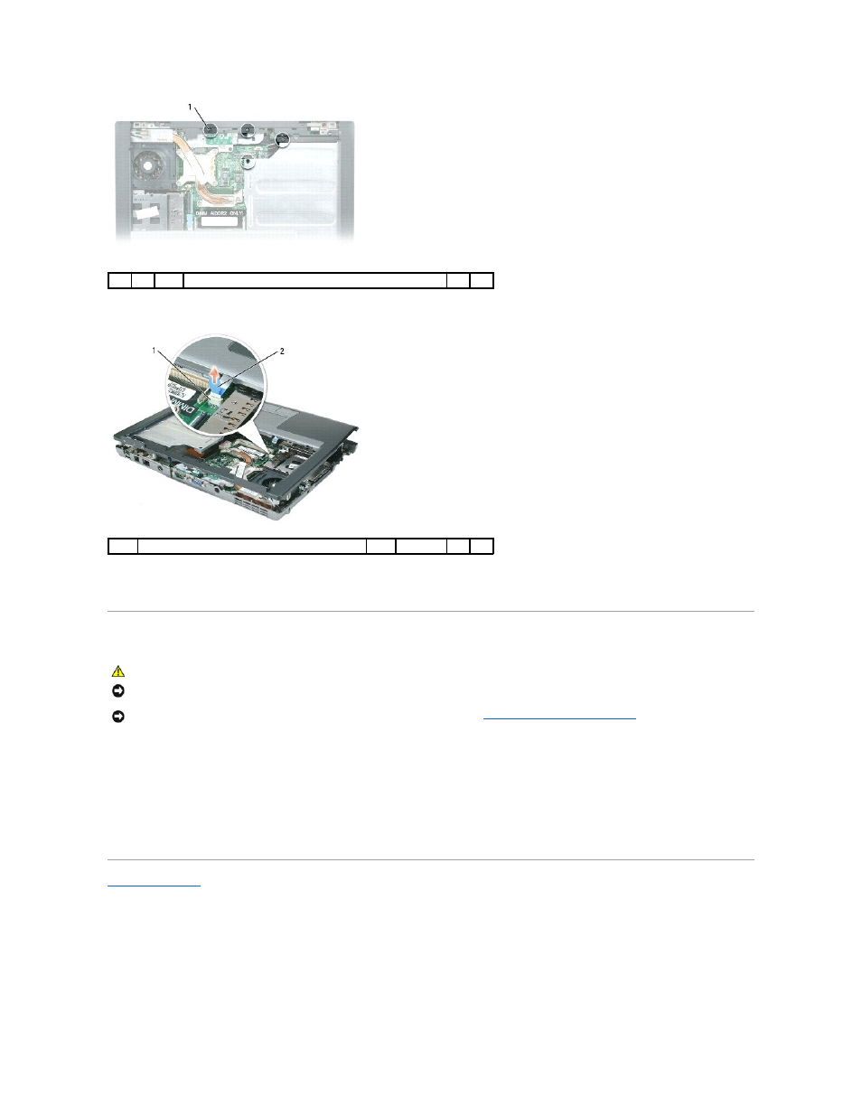 Replacing the palm rest | Dell Latitude D520 User Manual | Page 34 / 42
