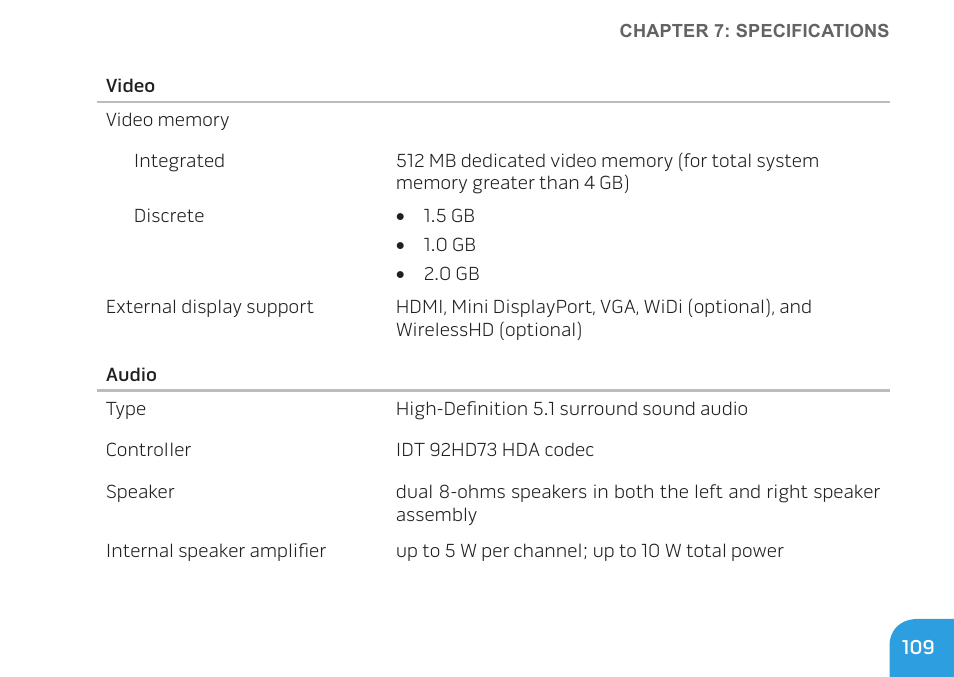 Dell Alienware M17x R3 (Early 2011) User Manual | Page 111 / 128