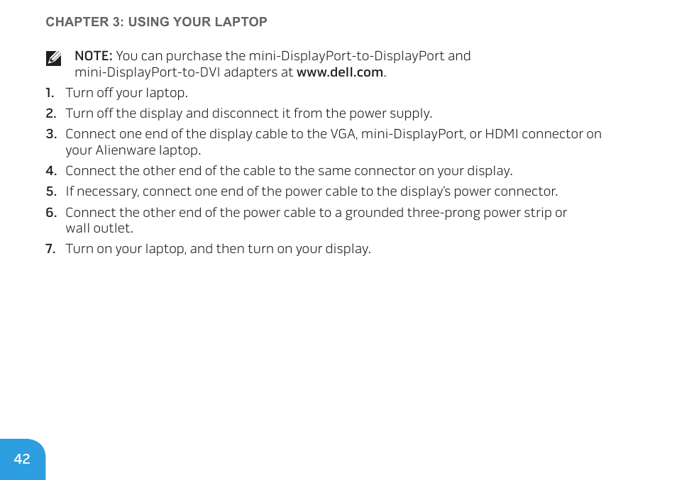 Dell Alienware M17x R3 (Early 2011) User Manual | Page 44 / 128