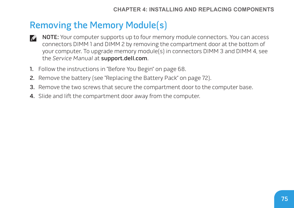 Dell Alienware M17x R3 (Early 2011) User Manual | Page 77 / 128