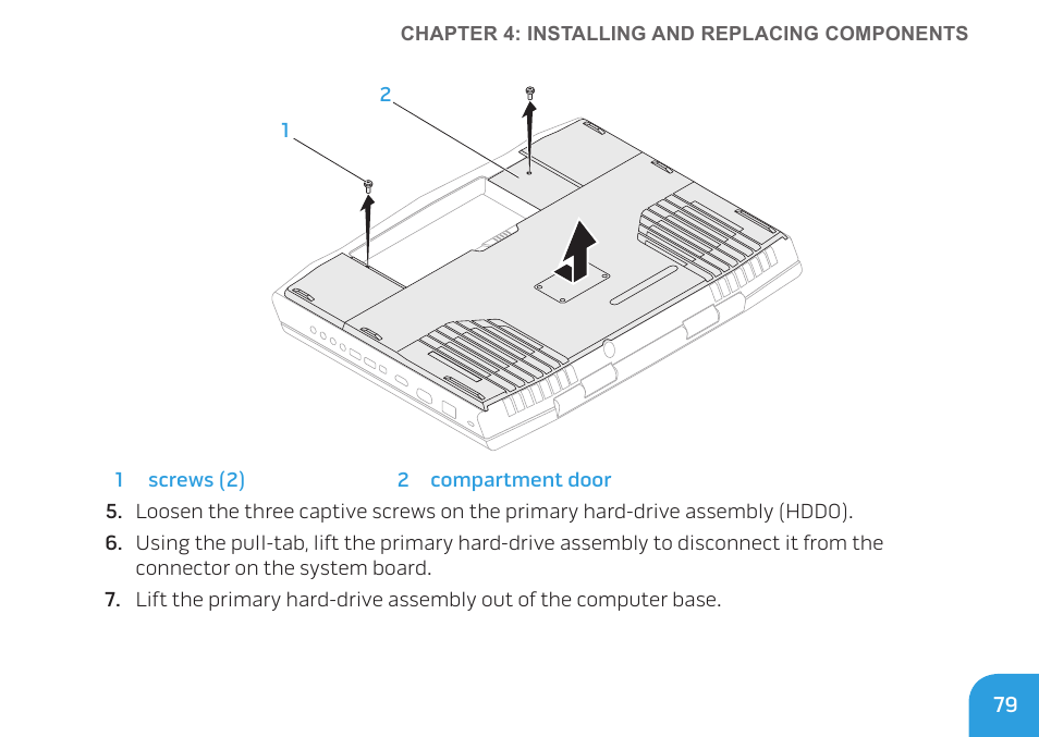 Dell Alienware M17x R3 (Early 2011) User Manual | Page 81 / 128