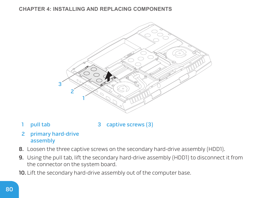 Dell Alienware M17x R3 (Early 2011) User Manual | Page 82 / 128