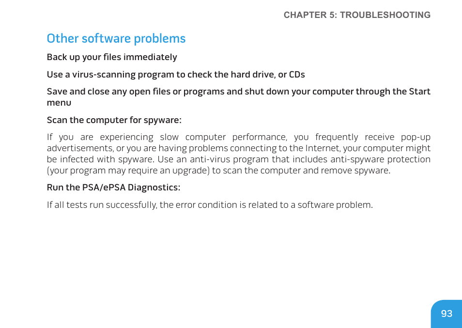 Other software problems | Dell Alienware M17x R3 (Early 2011) User Manual | Page 95 / 128