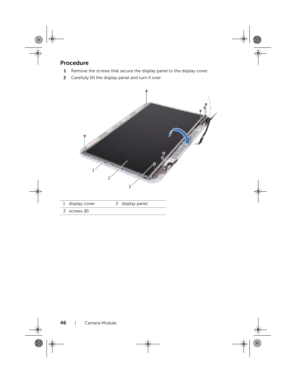Procedure | Dell Inspiron 15R SE (7520, Mid 2010) User Manual | Page 46 / 84