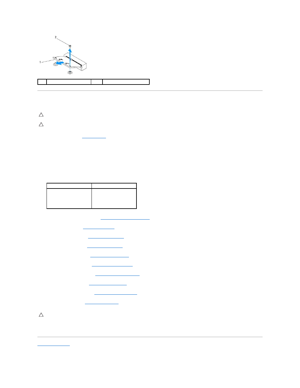 Replacing the mini-card | Dell Inspiron One 19 (Mid 2009) User Manual | Page 11 / 65