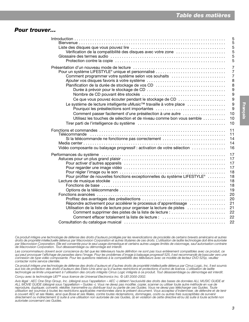 Bose LIFESTYLE 38 User Manual | Page 119 / 184