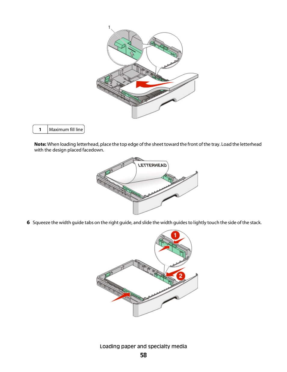 Dell 2230d/dn Mono Laser Printer User Manual | Page 58 / 128