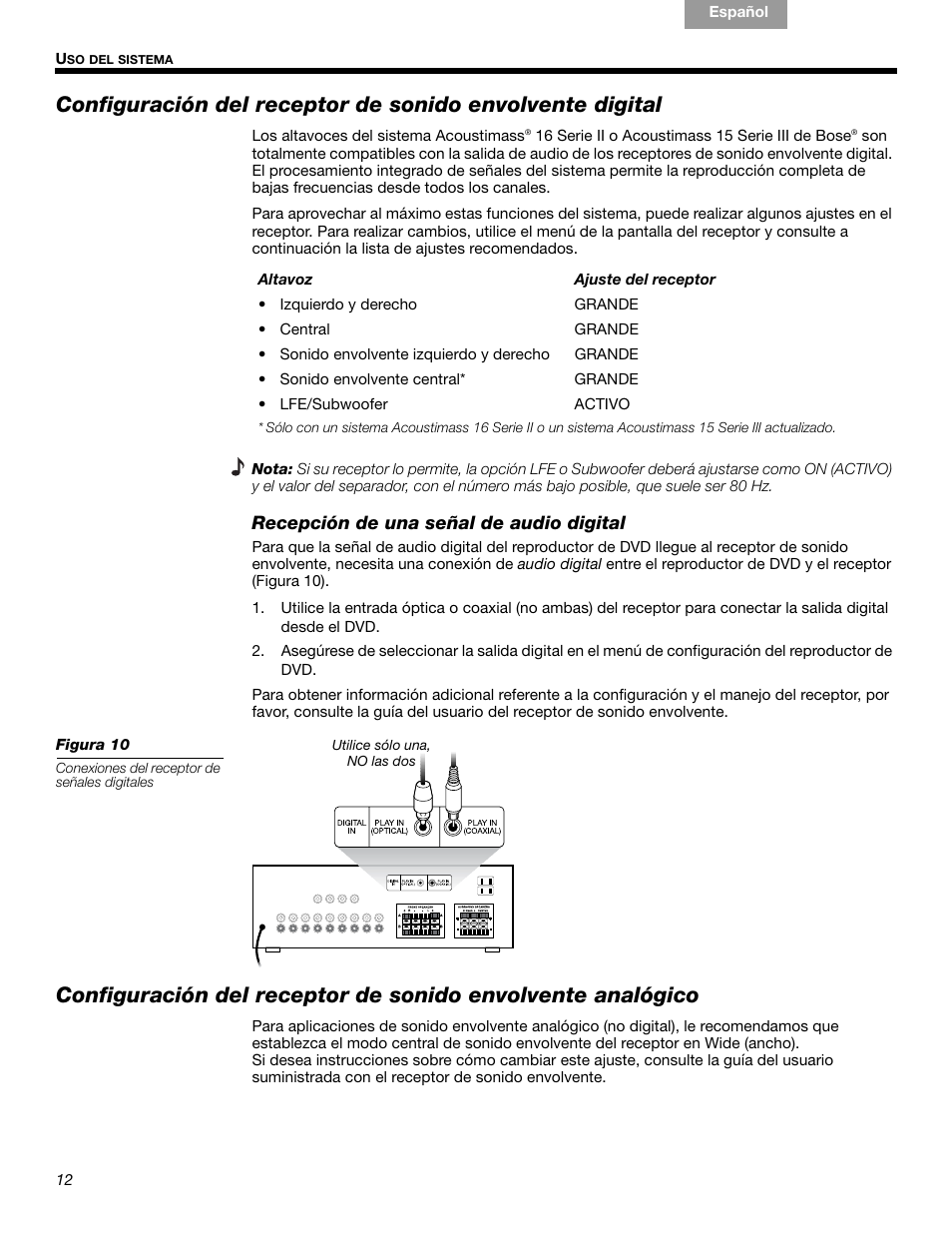 Bose 15 Series III User Manual | Page 26 / 44