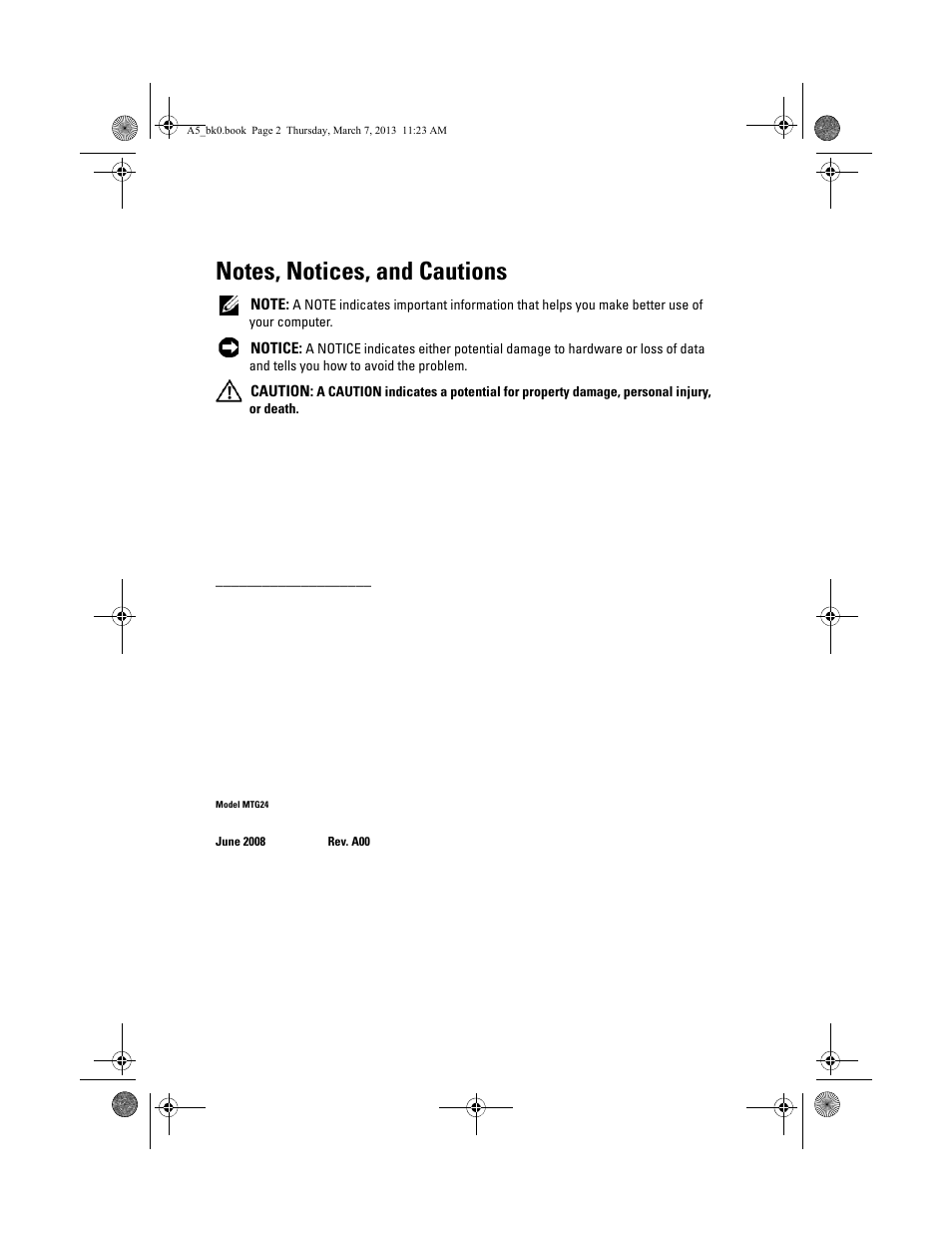 Dell XPS One 20 (Mid 2008) User Manual | Page 2 / 50