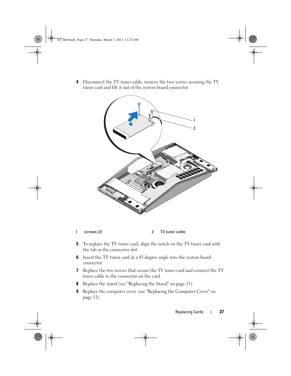 Dell XPS One 20 (Mid 2008) User Manual | Page 27 / 50