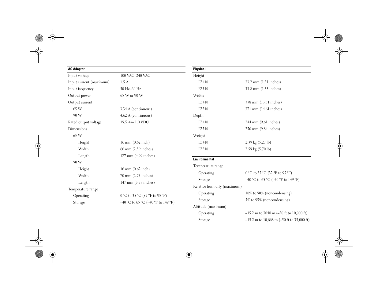 Dell Latitude E5410 (Mid 2010) User Manual | Page 7 / 8
