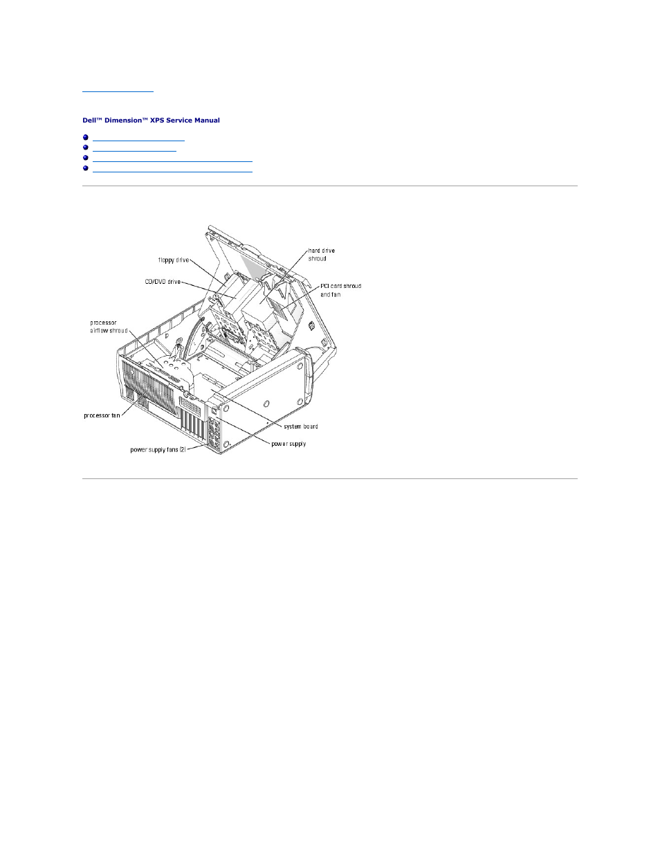 Technical overview, Inside view of your computer, System board components | Dell XPS/Dimension XPS Gen 5 User Manual | Page 49 / 56