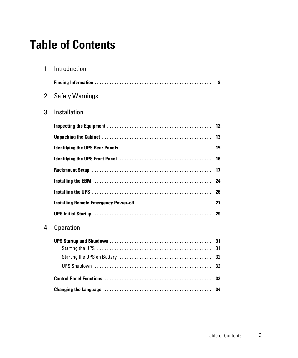 Dell UPS 2700R User Manual | Page 3 / 71