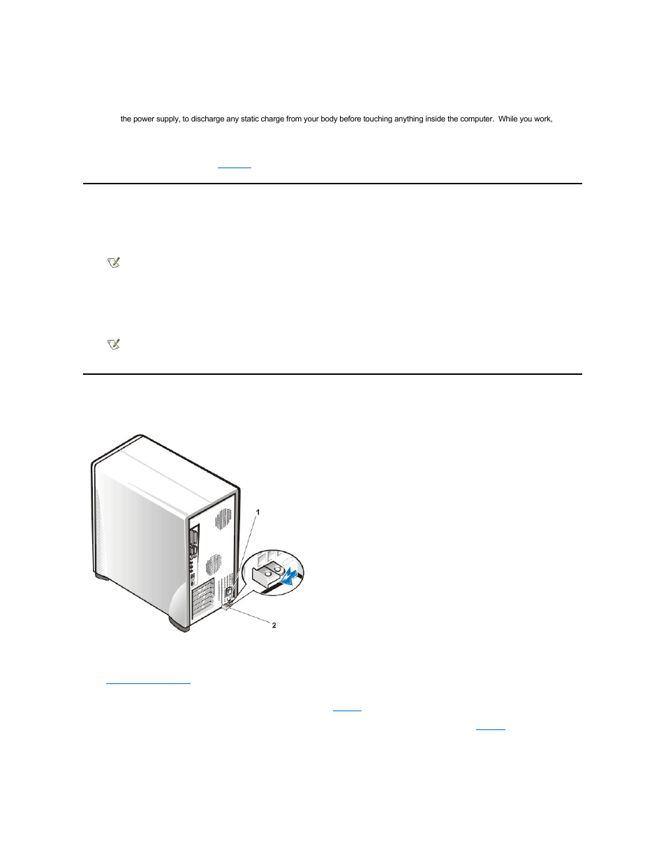 Removed the computer cover, Restarting the system, Computer cover | Dell Precision 420 User Manual | Page 25 / 49