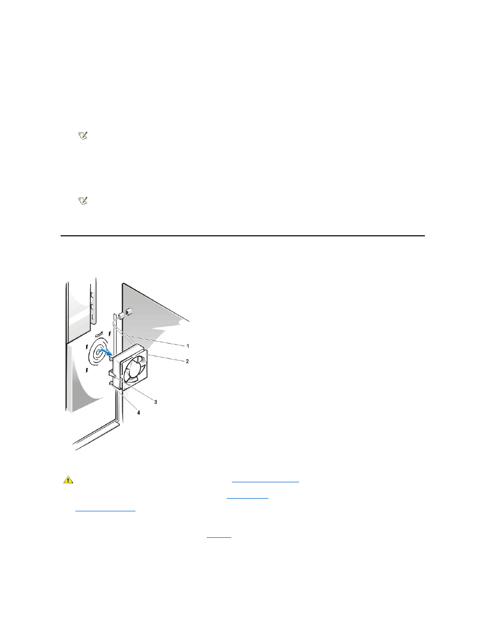 Microprocessor cooling fan | Dell Precision 420 User Manual | Page 47 / 49