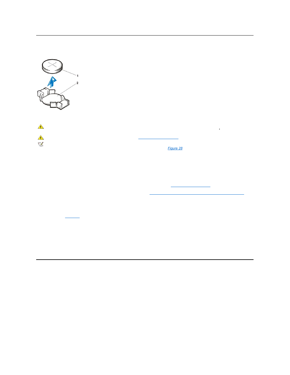 Battery, System board | Dell Precision 420 User Manual | Page 48 / 49