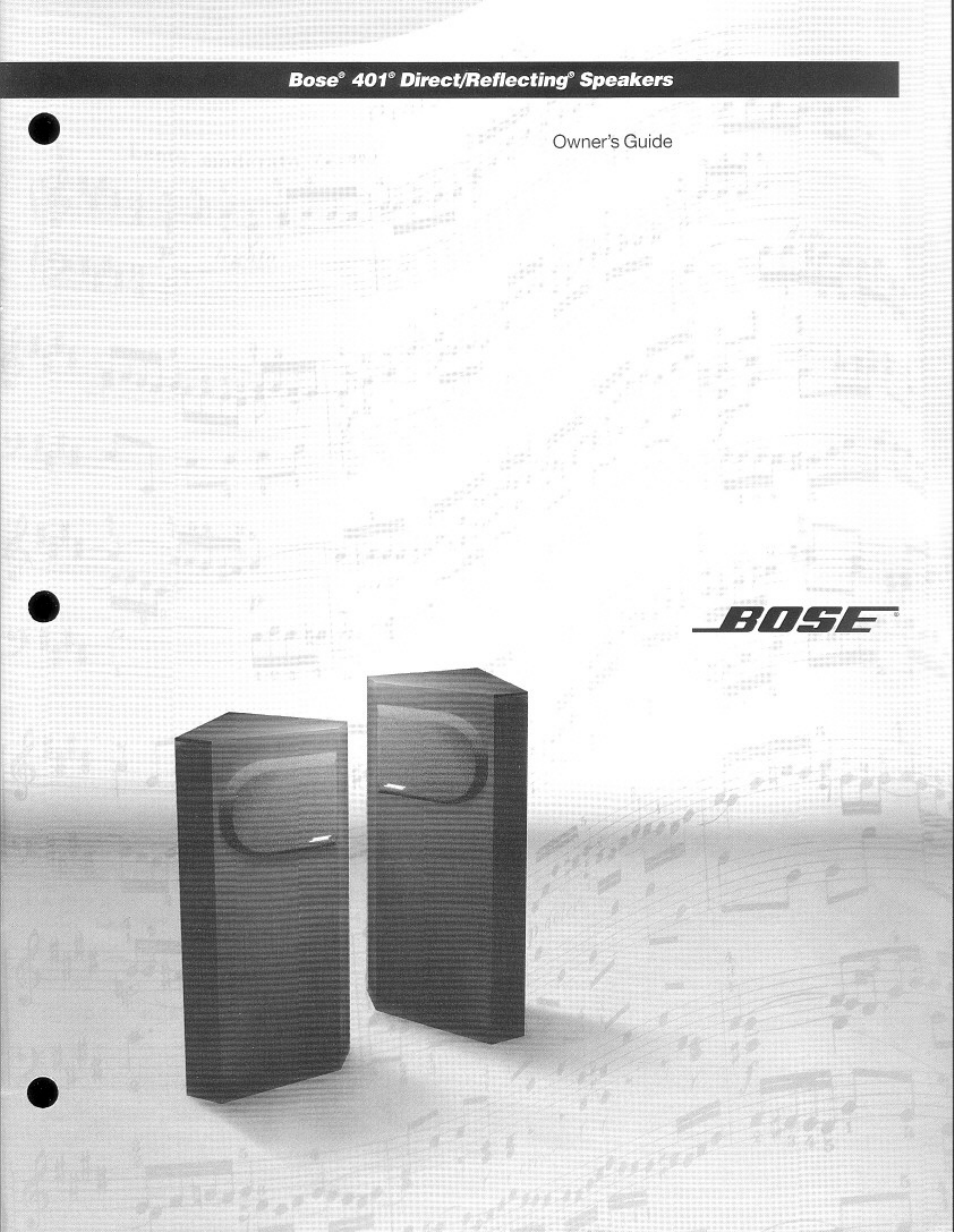 Bose 401 User Manual | 12 pages