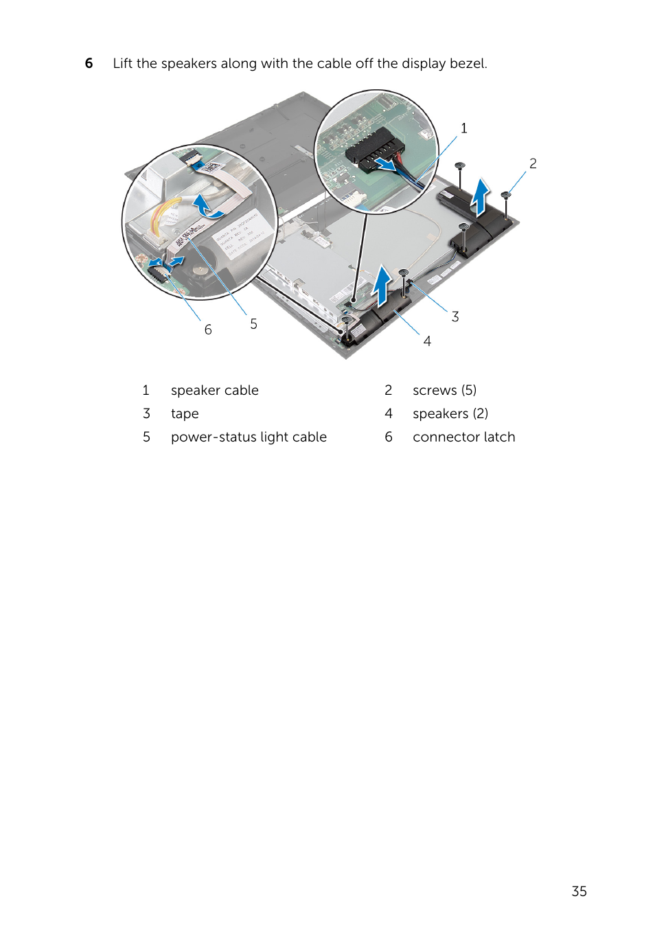 Dell Inspiron 20 (3043, Mid 2014) User Manual | Page 35 / 71