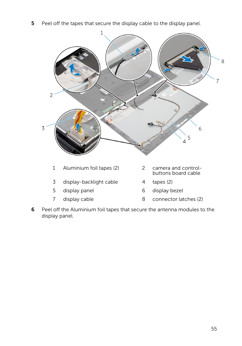 Dell Inspiron 20 (3043, Mid 2014) User Manual | Page 55 / 71