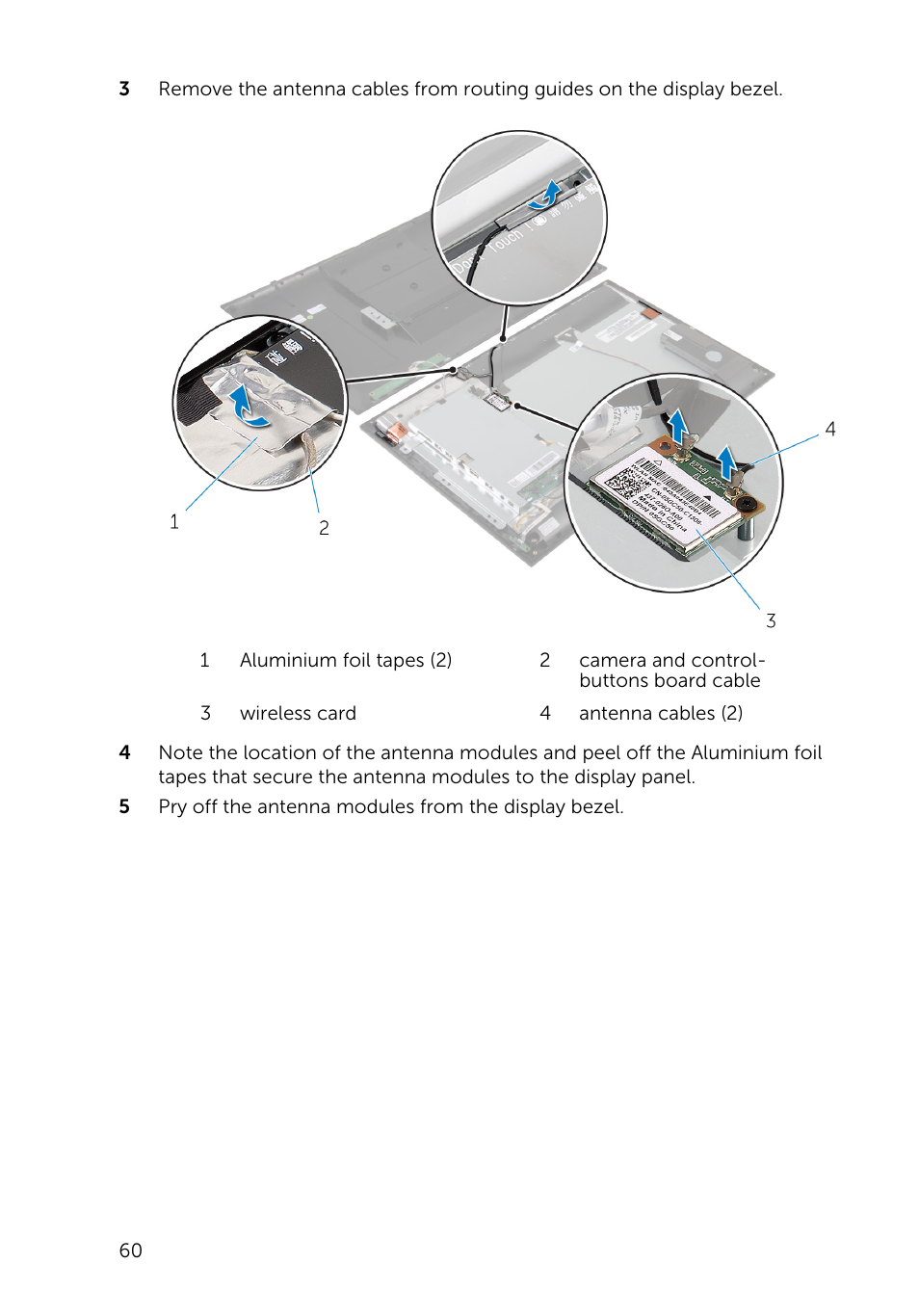 Dell Inspiron 20 (3043, Mid 2014) User Manual | Page 60 / 71
