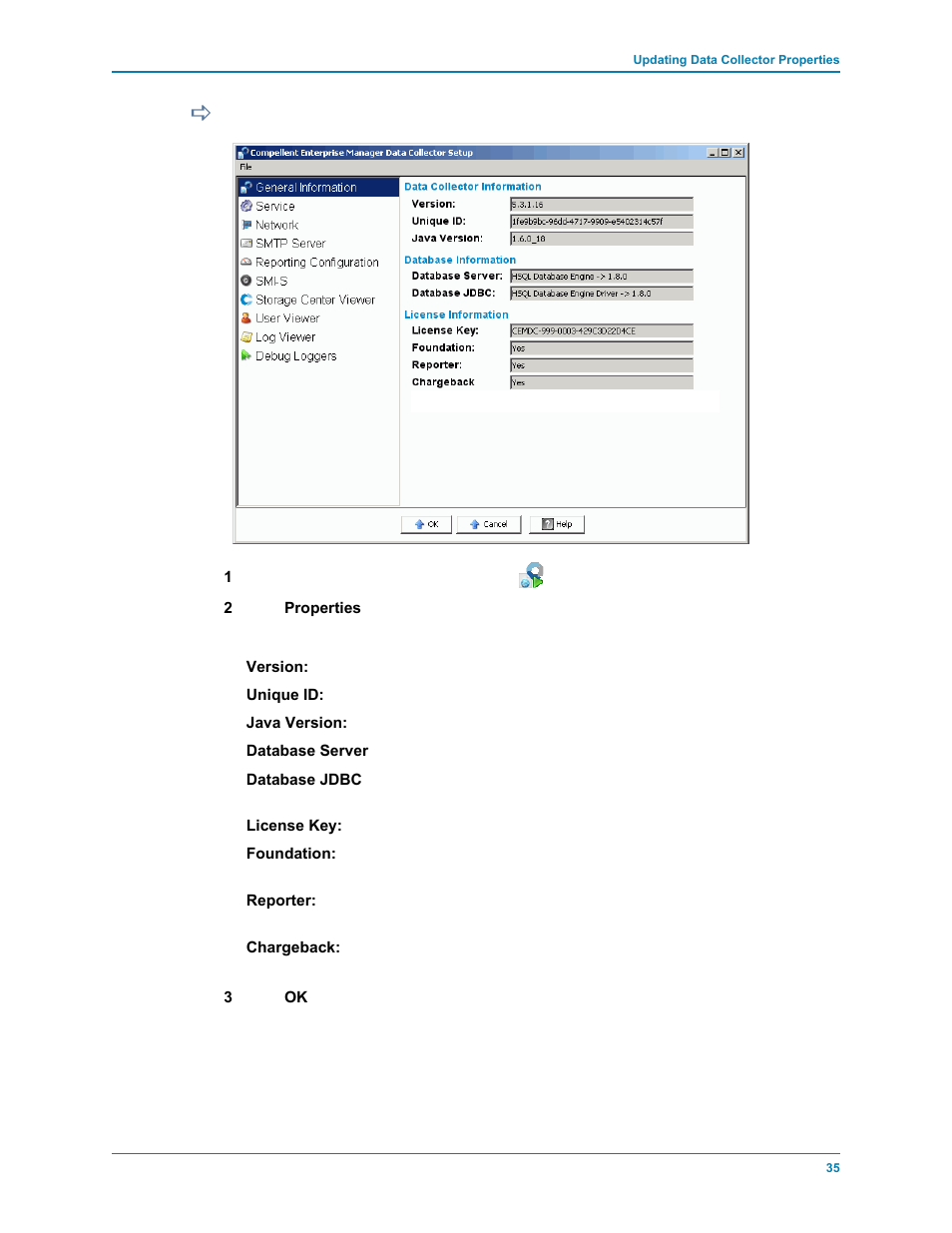 To view data collector general information | Dell Compellent Series 30 User Manual | Page 43 / 116