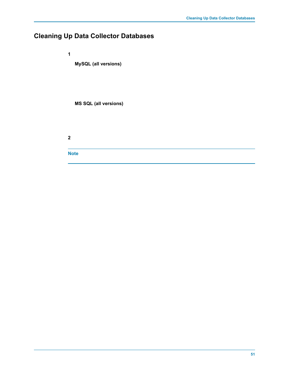 Cleaning up data collector databases | Dell Compellent Series 30 User Manual | Page 59 / 116