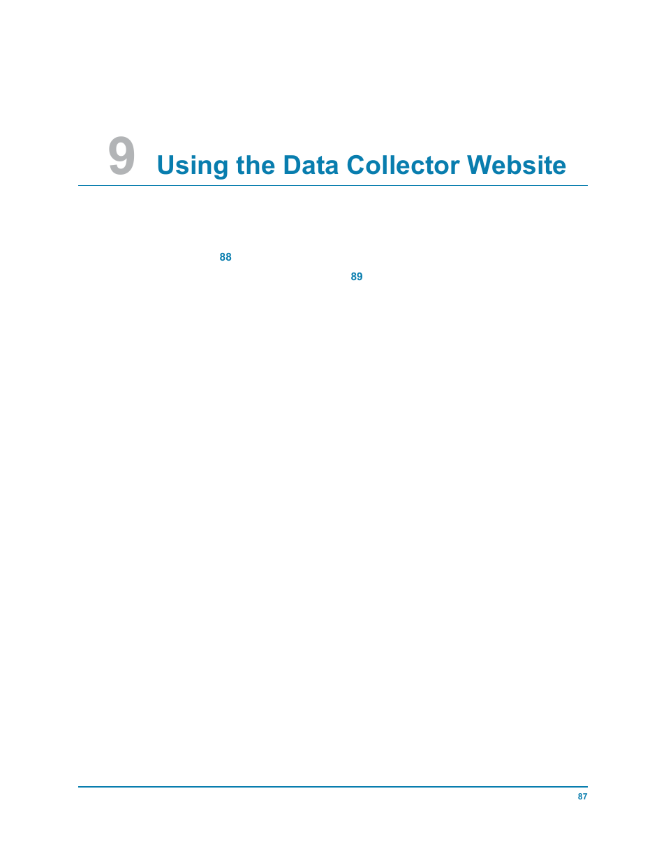 9 using the data collector website, Using the data collector website on, Using the data collector website | Dell Compellent Series 30 User Manual | Page 95 / 116