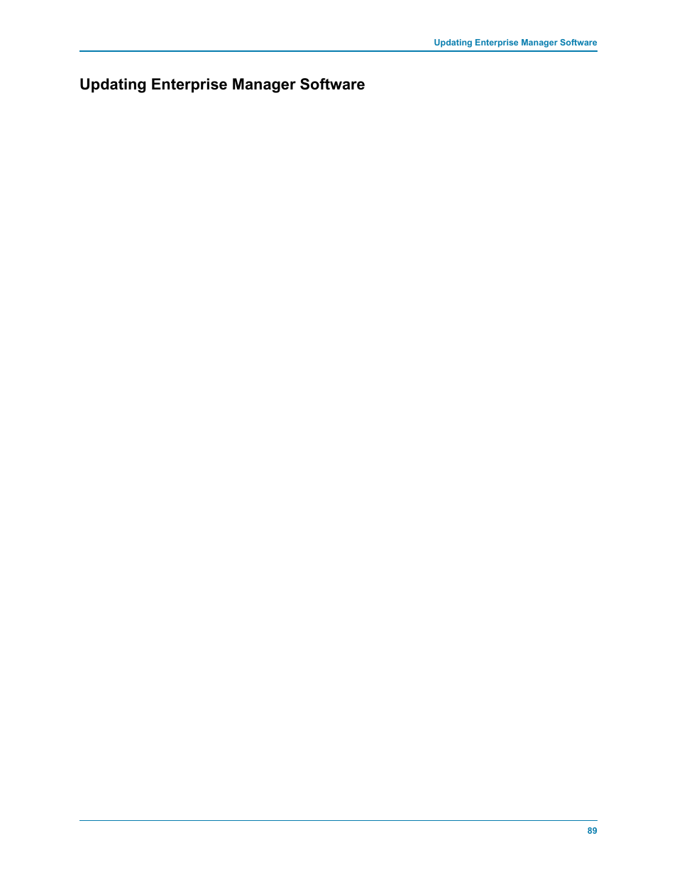 Updating enterprise manager software | Dell Compellent Series 30 User Manual | Page 97 / 116