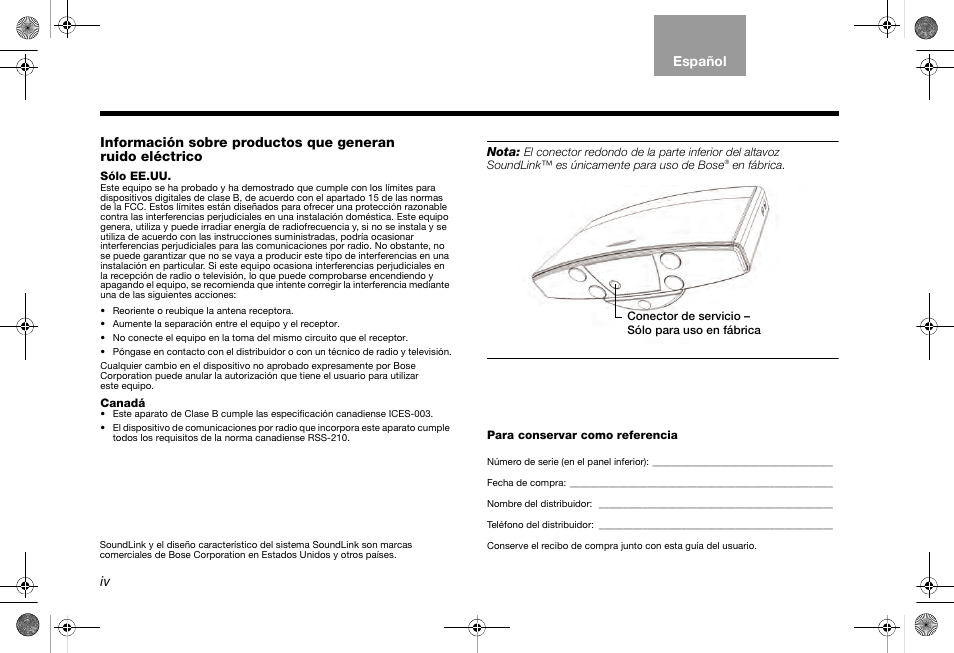Bose SoundLink AM319182 User Manual | Page 22 / 56